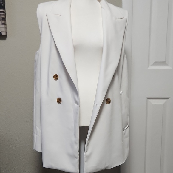 Banana Republic Factory Double Breasted Vest - Picture 8 of 9